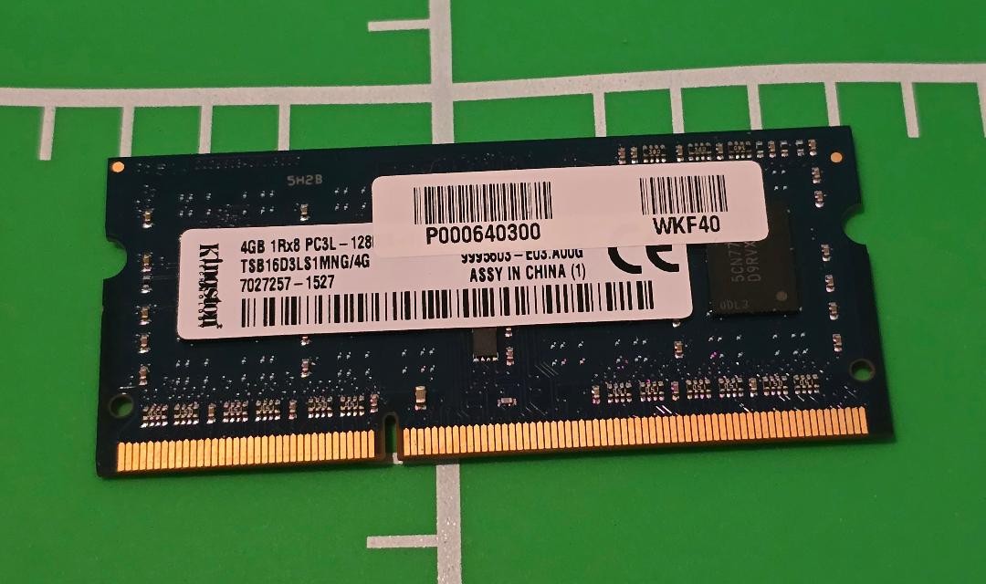 Kingston 4GB DDR3L 1600MHz PC3L-12800S SO-DIMM 4GB 1600MHz TSB16D3LS1MNG/4G