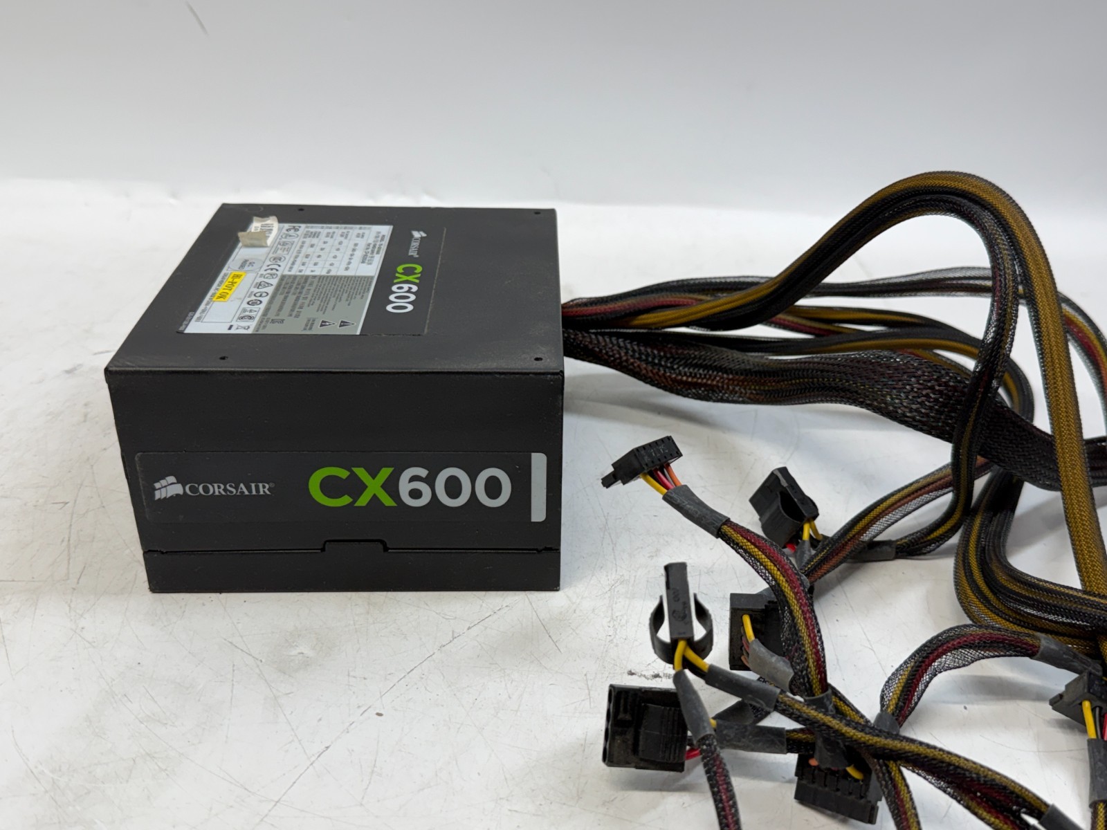 Corsair CX600 600W ATX Power Supply PSU 80+ Bronze Tested Working 75-001668