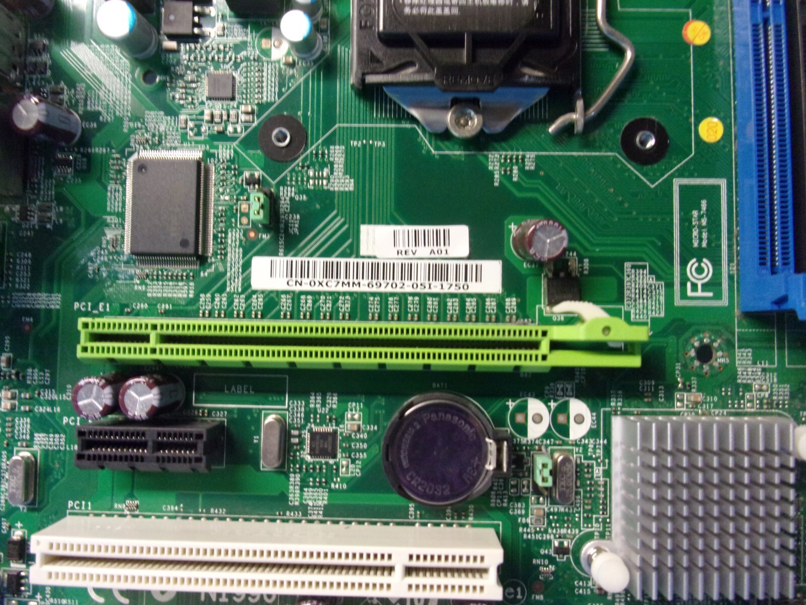 DELL Precision Motherboard XC7MM 0XC7MM WI/O SHIELD
