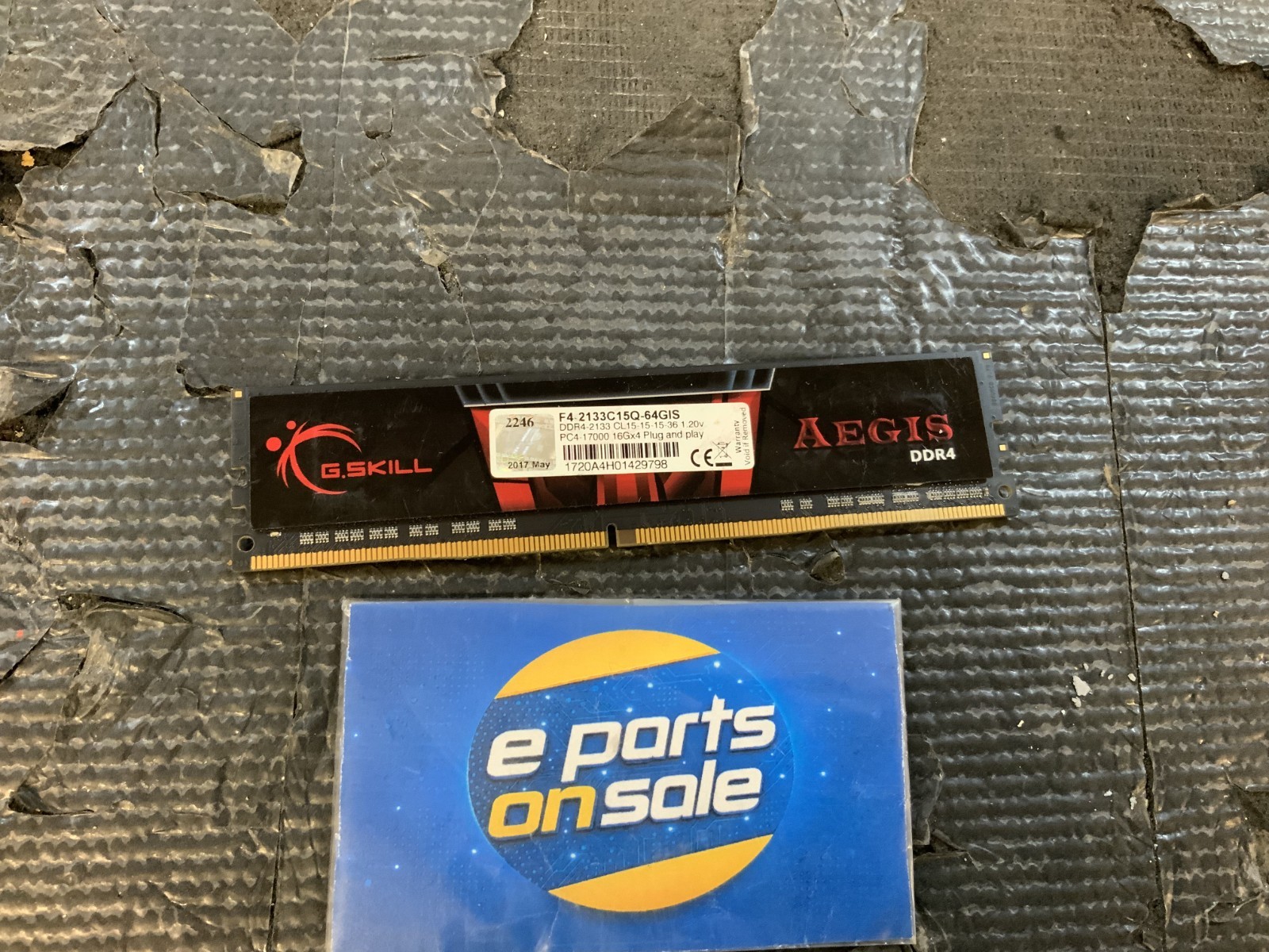 G. SKILL Aegis F4-2133C15Q-64GIS 16x4GB DDR4 2133MHz RAM Card RB SH3