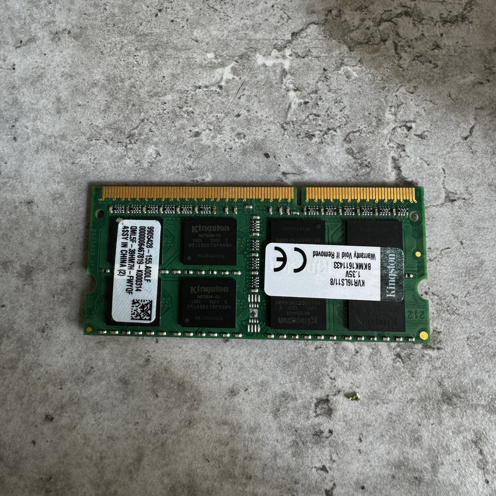 Kingston 8GB PC3-12800 (DDR3-1600) Memory (KCP3L16SD8/8)