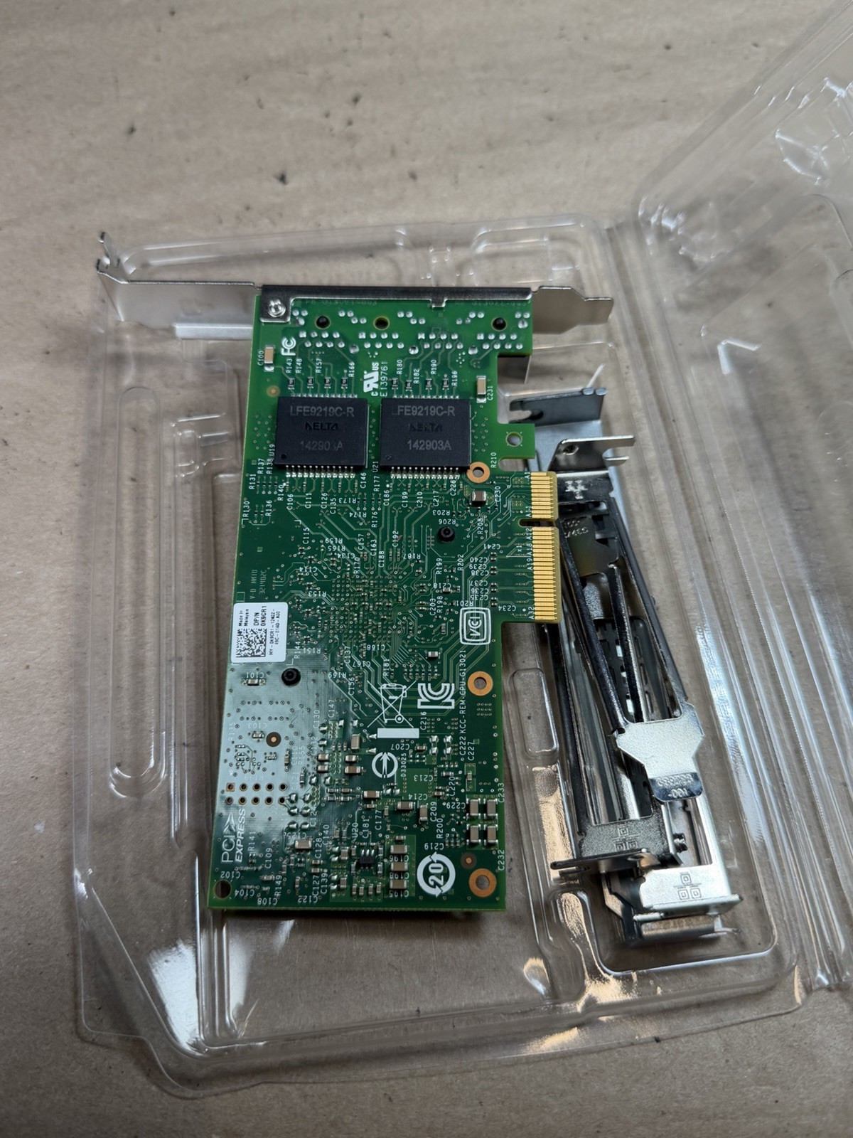Dell X8DHT Intel i350-T4 Quad-Port GbE 1GB RJ45 Ethernet Server Adapter Standard