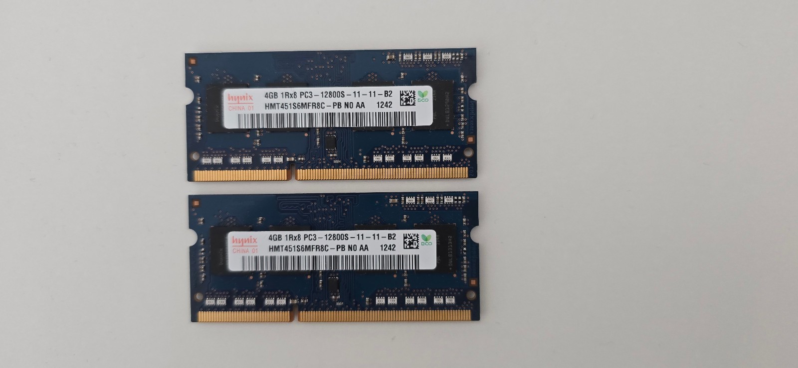 8GB kit (2 x 4GB modules) of SK hynix DDR3 laptop memory