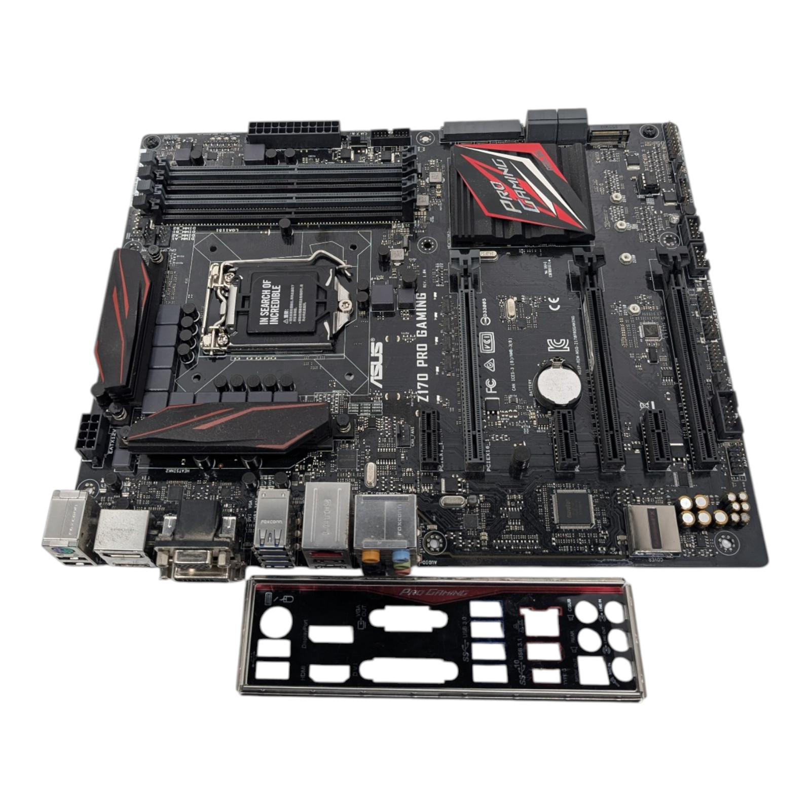 Asus Z170 Pro Gaming LGA 1151 ATX Intel DDR4 Motherboard with I/O shield