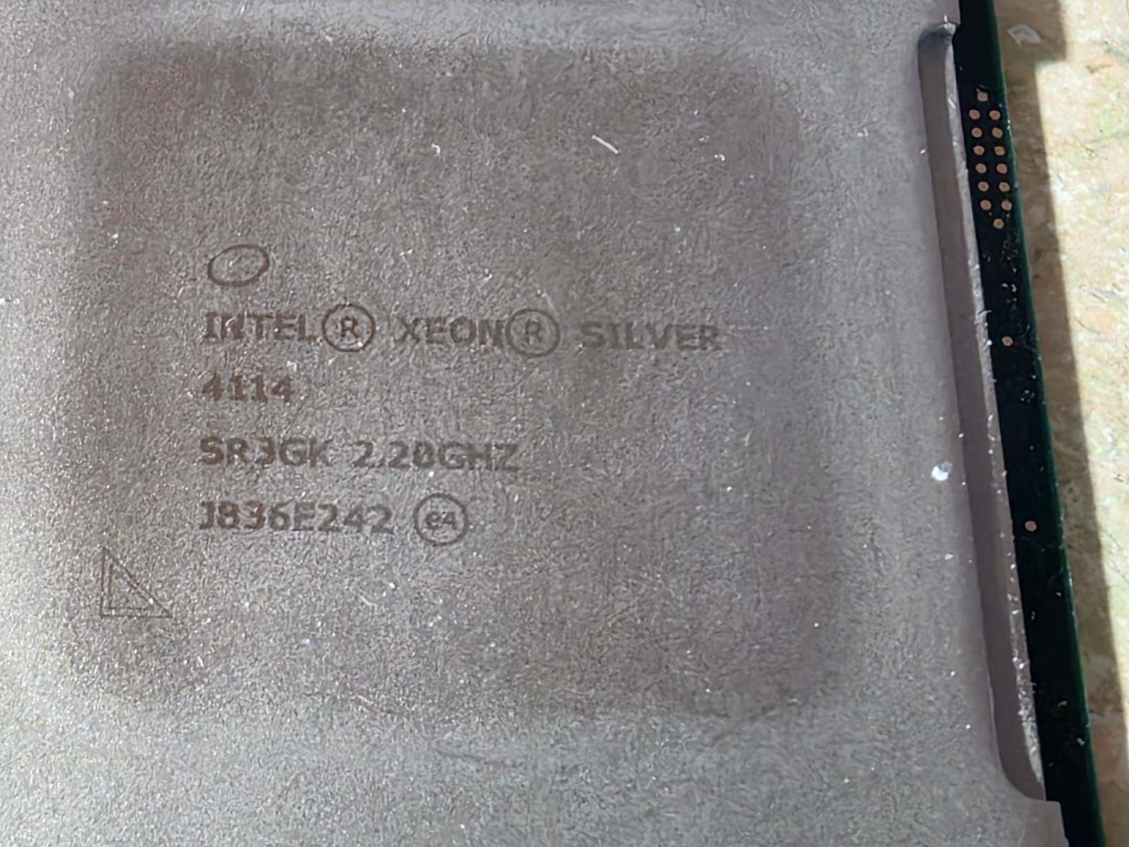 (Lot of 3) Intel Xeon Silver 4114 SR3GK 2.2GHz 13.75 MB 10 Core LGA 3647