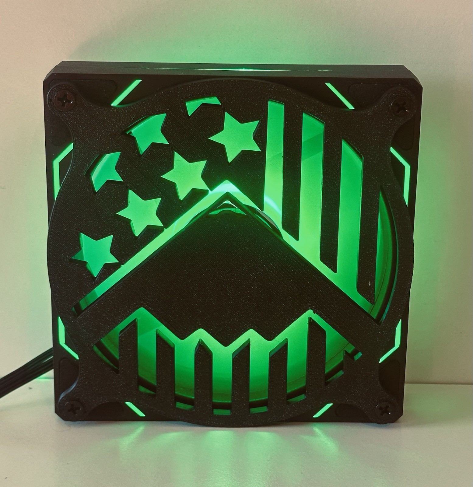 PC Fan Grill Computer PC Fan Grill 120m Custom B-2 Spirit Stealth Bomber Shroud