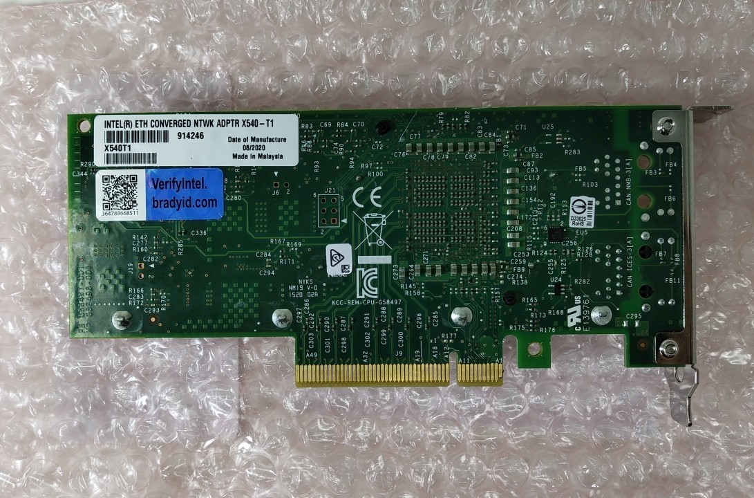 INTEL X540-T1 Network Card Ethernet PCIe