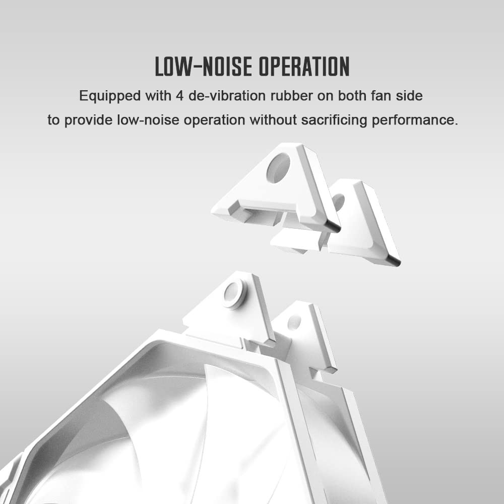 High-Performance CPU Cooler with 120mm Fan & 70 CFM Airflow – Easy Install