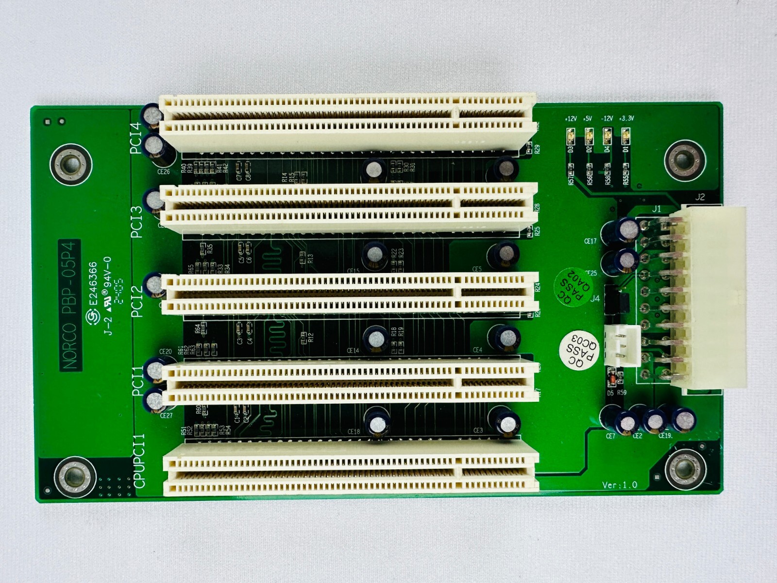 Portwell PBP-05P4 5-Slot Passive PCI Backplane