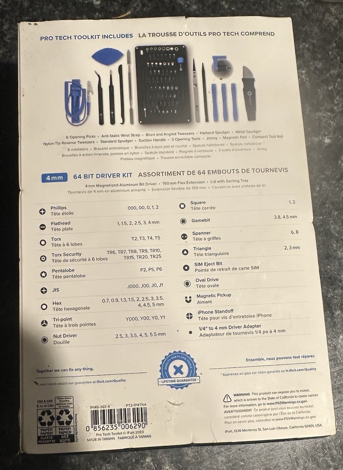 iFixit Pro Tech Toolkit – Electronics Repair Tool Kit GENUINE