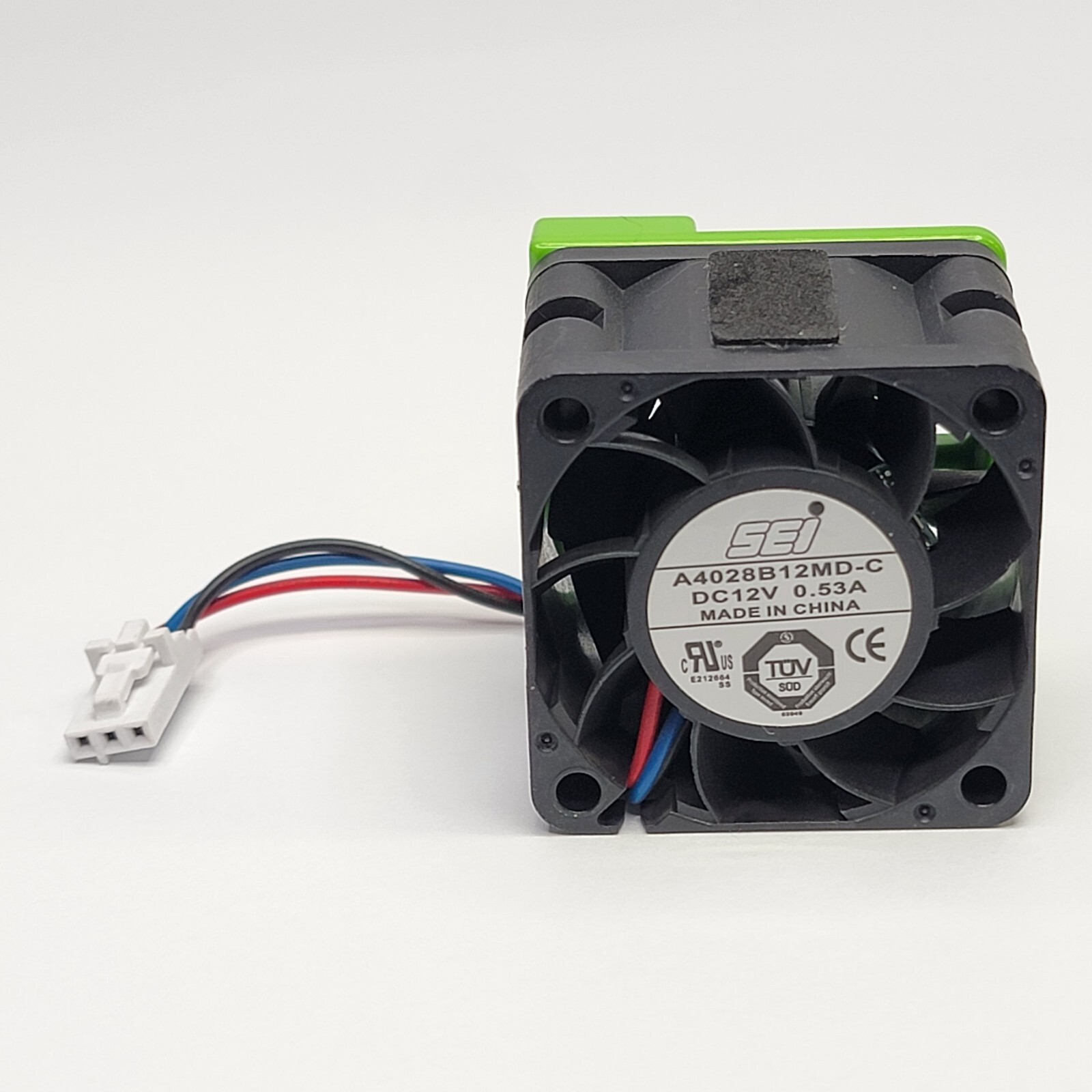 EXCELLENT – SEI A4028B12MD-C 371-2095-01 Sun Fire X2200 M2 Fan 12V 0.53A 3Pin