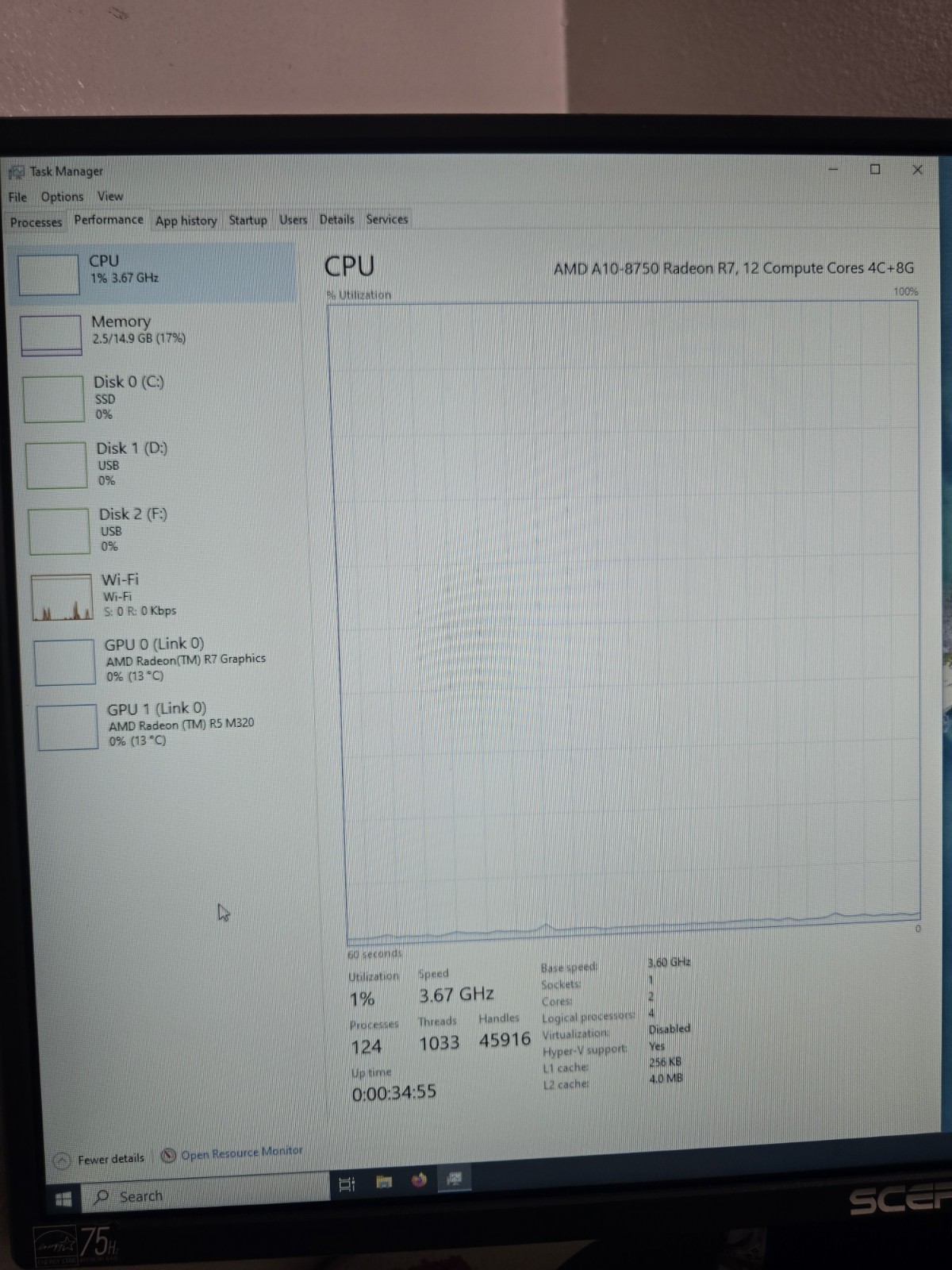 HP MS-7906 VER:2.6 Motherboard + AMD A10 8700 + 16 Gb Ddr3 READ
