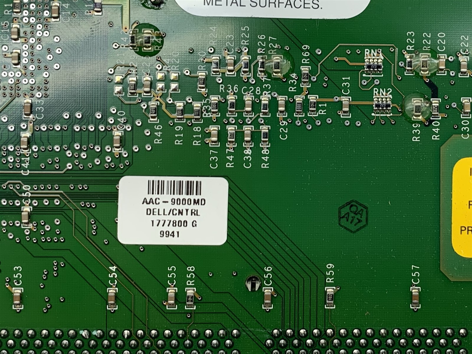 Dell 0004341P SCSI RAID Controller Card PERC2/QC Adaptec AIC-7897N AAC-9000MD