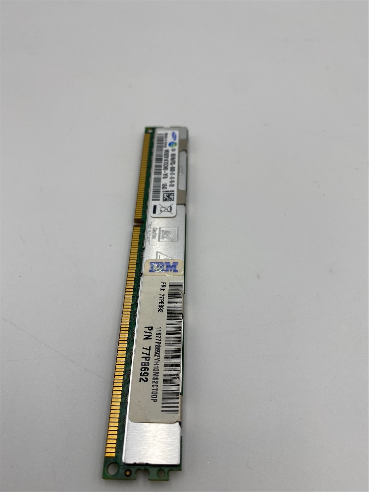 IBM 8GB PC3-6400R DDR3-800 Registered ECC 4RX8 CL6 VLP 77P8692 M392B1K73CM0-YF8