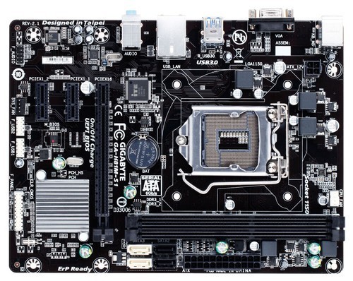 GIGABYTE GA-H81M-S1 Motherboard Core i7/i5/i3/Pentium/Celeron LGA1150 DDR3 M-ATX