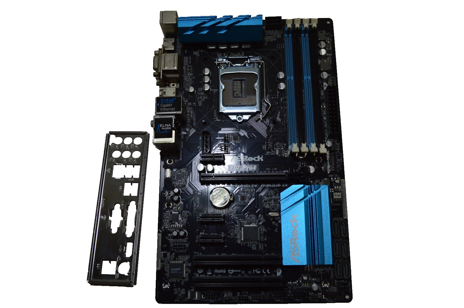ASRock H97 PRO4 Intel H97 Socket LGA 1150 DDR3 mATX Motherboard with I/O Shield