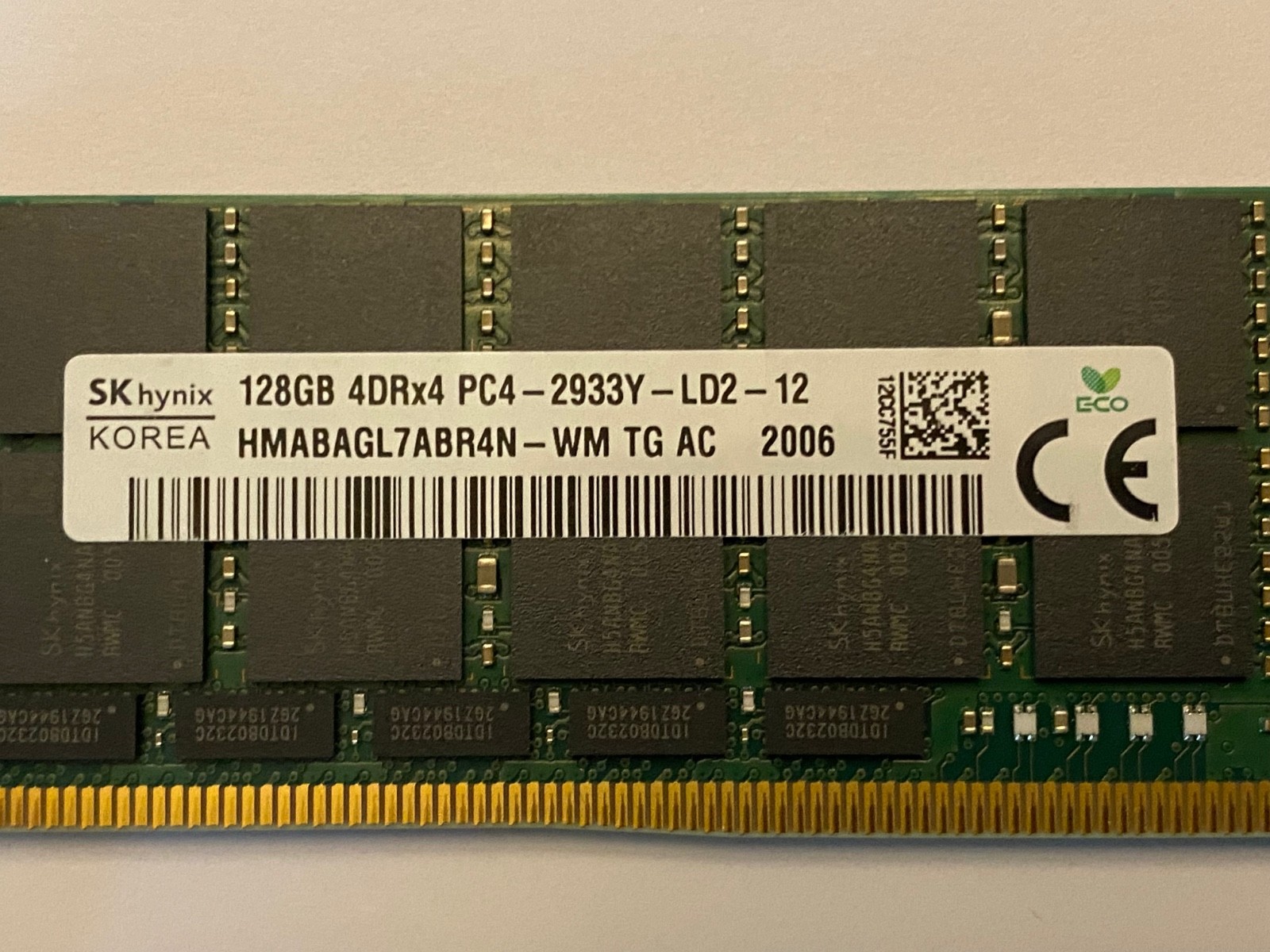 OWC 128GB (1x 128GB) PC4-23400 (DDR4-2933) Memory 2933 mhz LRDIMM