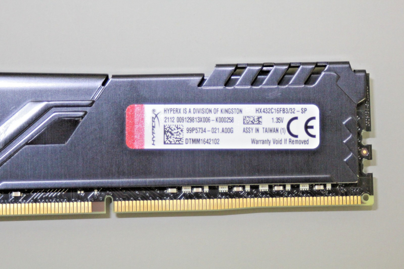 Kingston HyperX Fury 32GB (1x32GB) HX432C16FB3/32 PC4-25600 (DDR4-3200) RAM