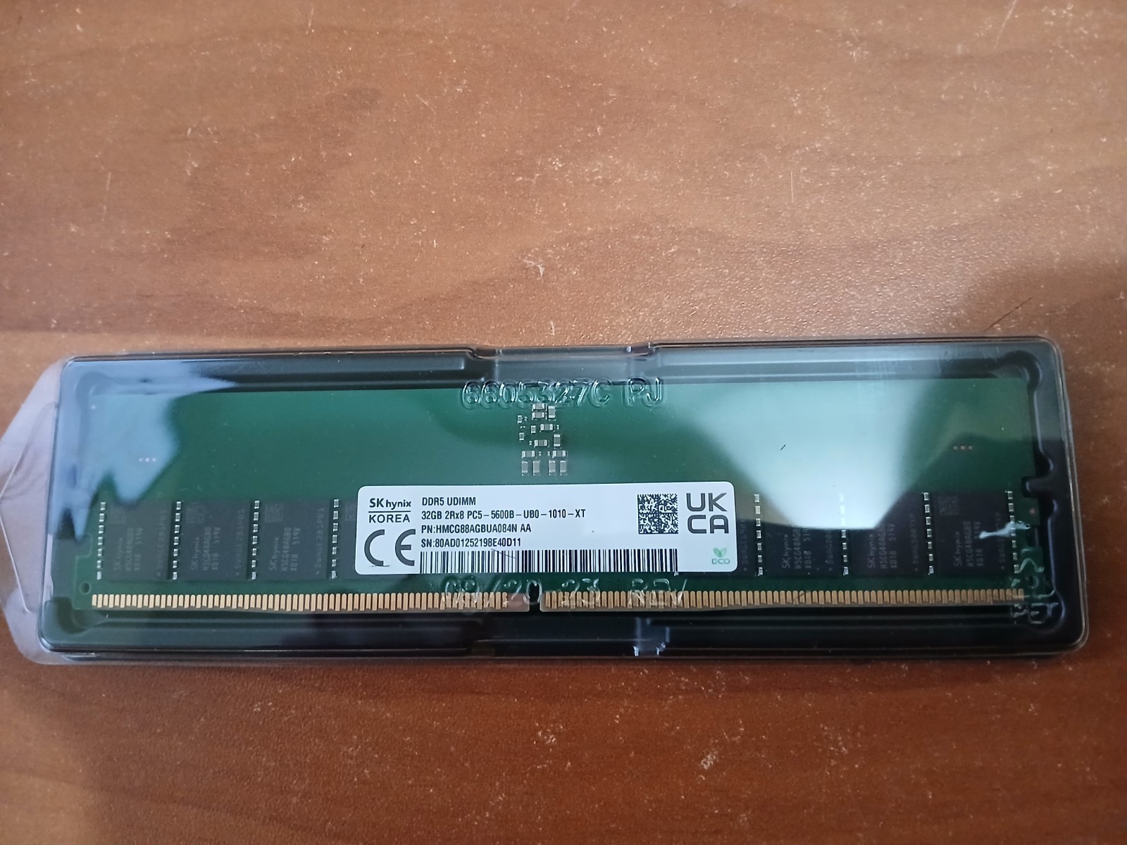 1x32GB SK hynix DDR5-5600 Desktop RAM Memory UDIMM HMCG88AGBUA084N