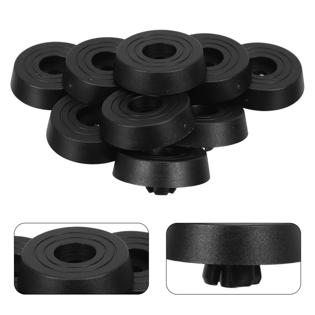 20Pcs Anti Skid Pc Case Feet Pads for Desktop Computers Black Anti Vibration