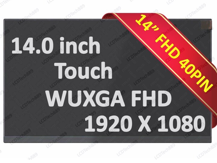 New LCD Screen for AUO B140HAK03.1 40pin Touch B140HAK03.5 FHD 1920×1080 Matte