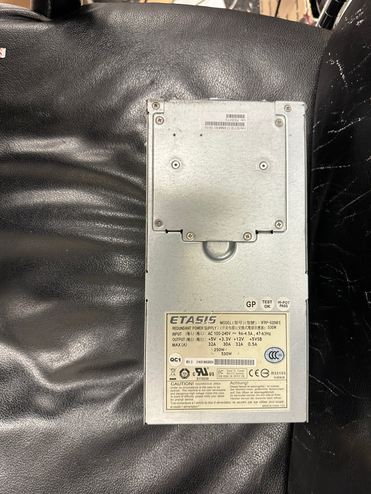 ETASIS IFRP-532NF IFRP-532NFE 530W Disk Array Power Supply 9273ECPSU