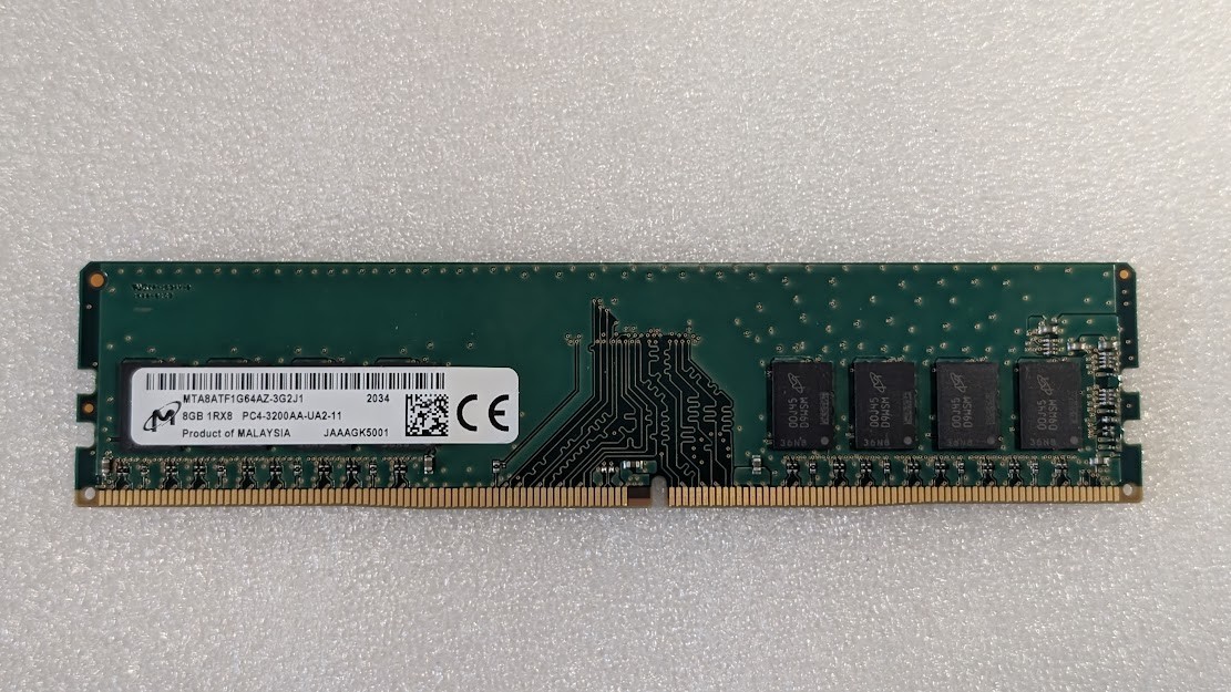 Micron 8GB 1Rx8 PC4-3200AA RAM