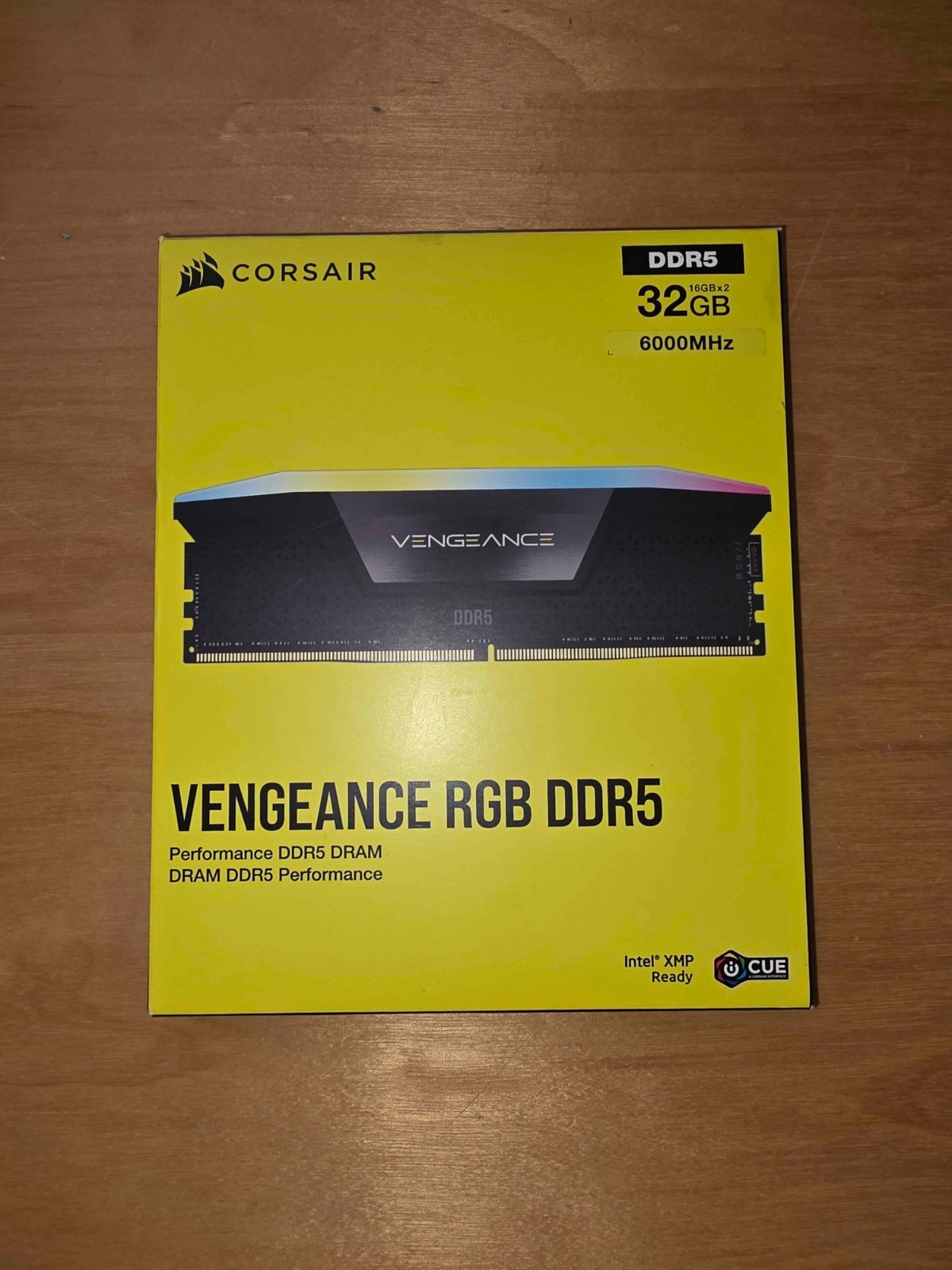 Corsair Vengeance RGB DDR5 RAM 32GB (2x16GB) 6000MHz (CMH32GX5M2E6000C36)