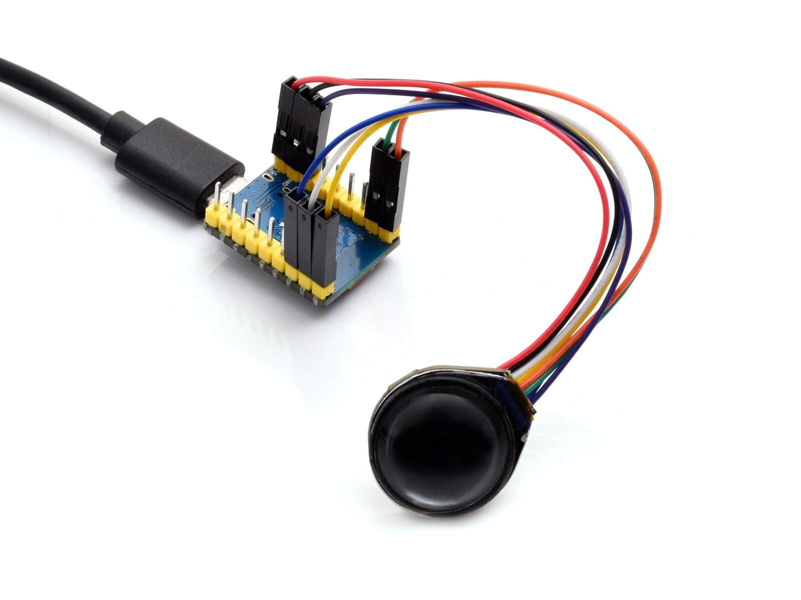Waveshare 0.71inch Round LCD Display Module, 160×160 Resolution, SPI 65K colors