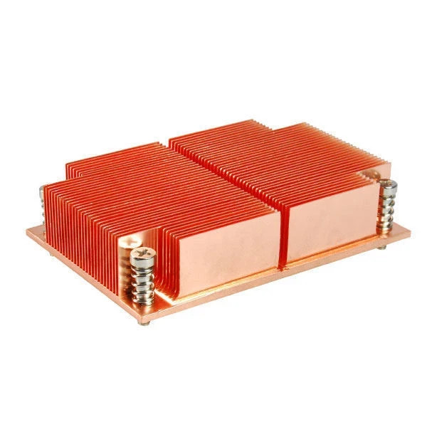 Narrow ILM LGA2011 Pure Copper CPU Heatsink Cooler 1U Passive
