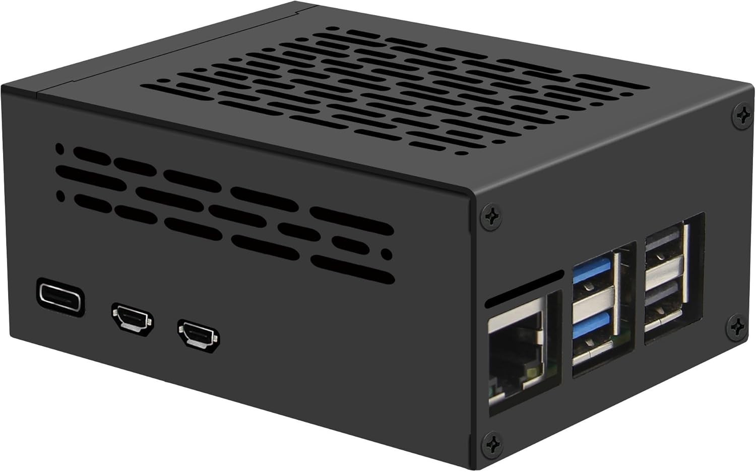 PCIe Metal Case P579 Raspberry Pi 5 M.2 NVMe HAT X1001 X1004 X1003 X1015 X1000