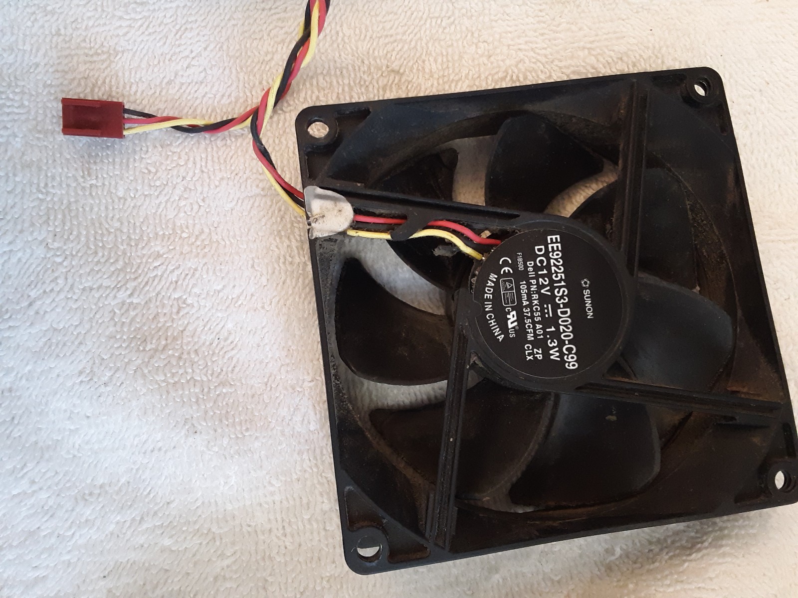 SUNON EE92251S3-D020-C99 90*90*25MM 12V 1.26W 3Pin Cooling Fan DELL RKC55