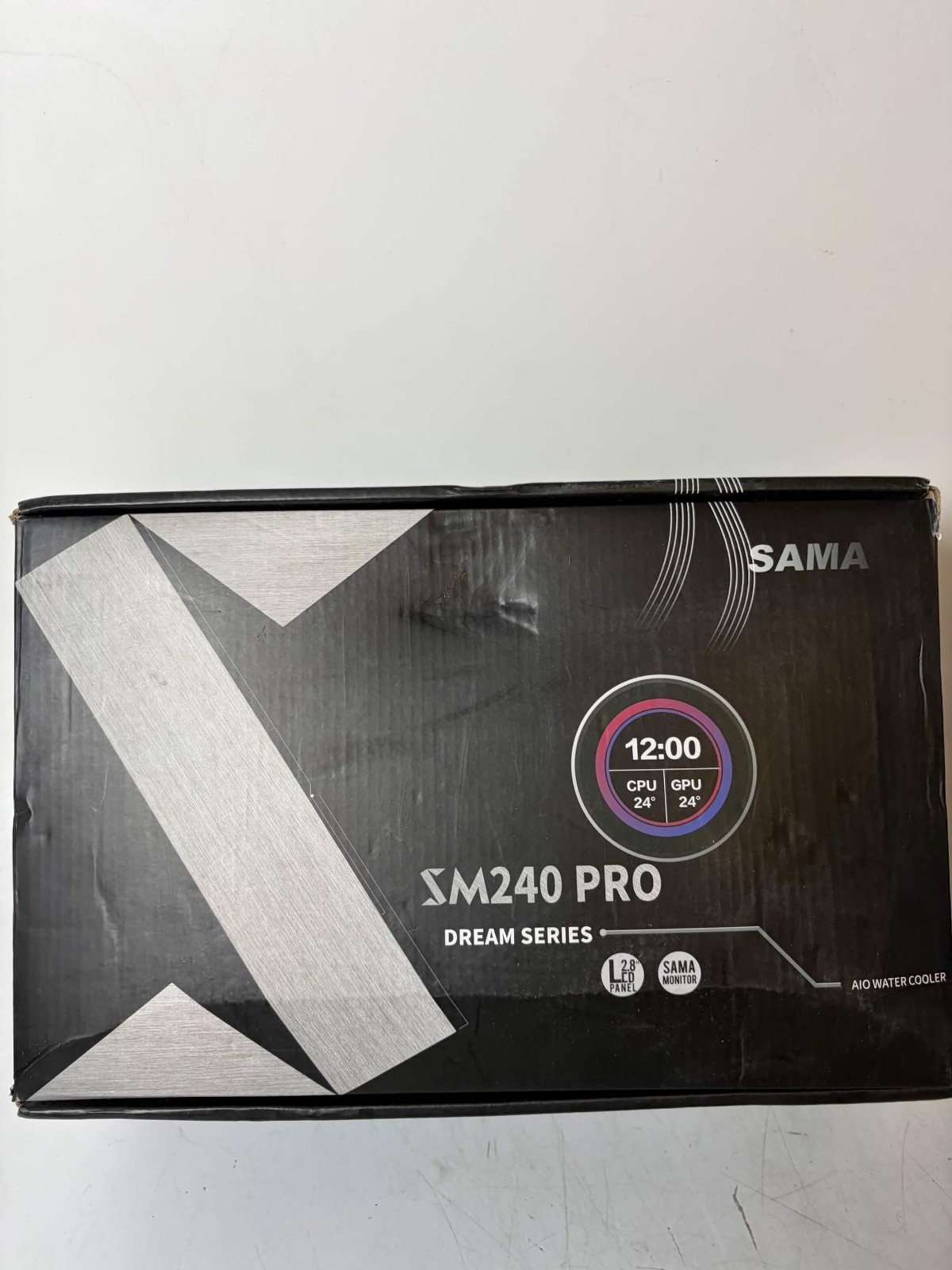SAMA SM240 PRO Black Liquid Cooler 240mm ARGB AIO Radiator