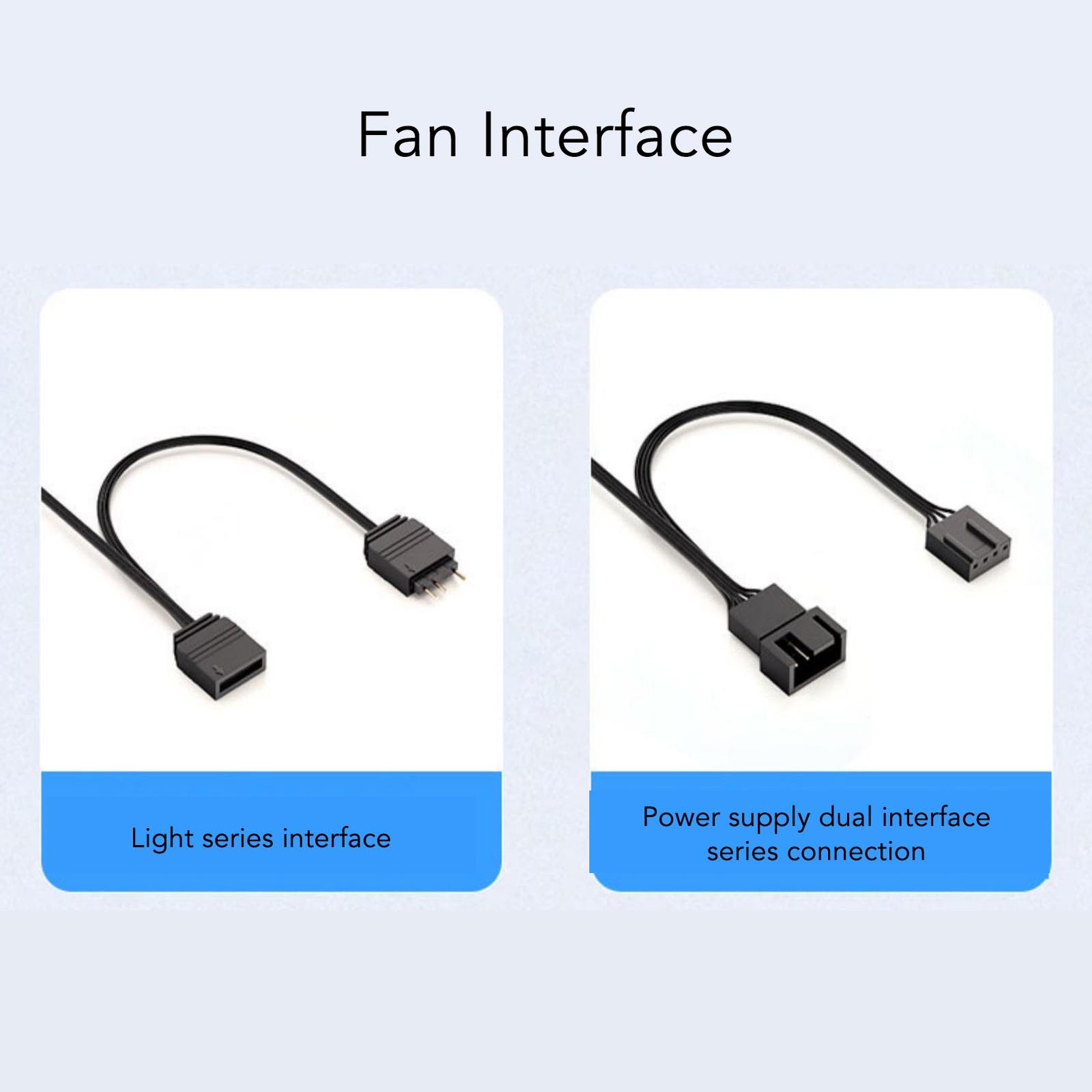 (Regular Black)140mm ARGB PWM Chassis Fan Addressable RGB Cooling Fan 5V 3PIN⭐