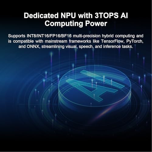 High-Performance 8-Core Single Board Computer, 4GB/6GB/8GB/12GB RAM, WiFi 6, Blu