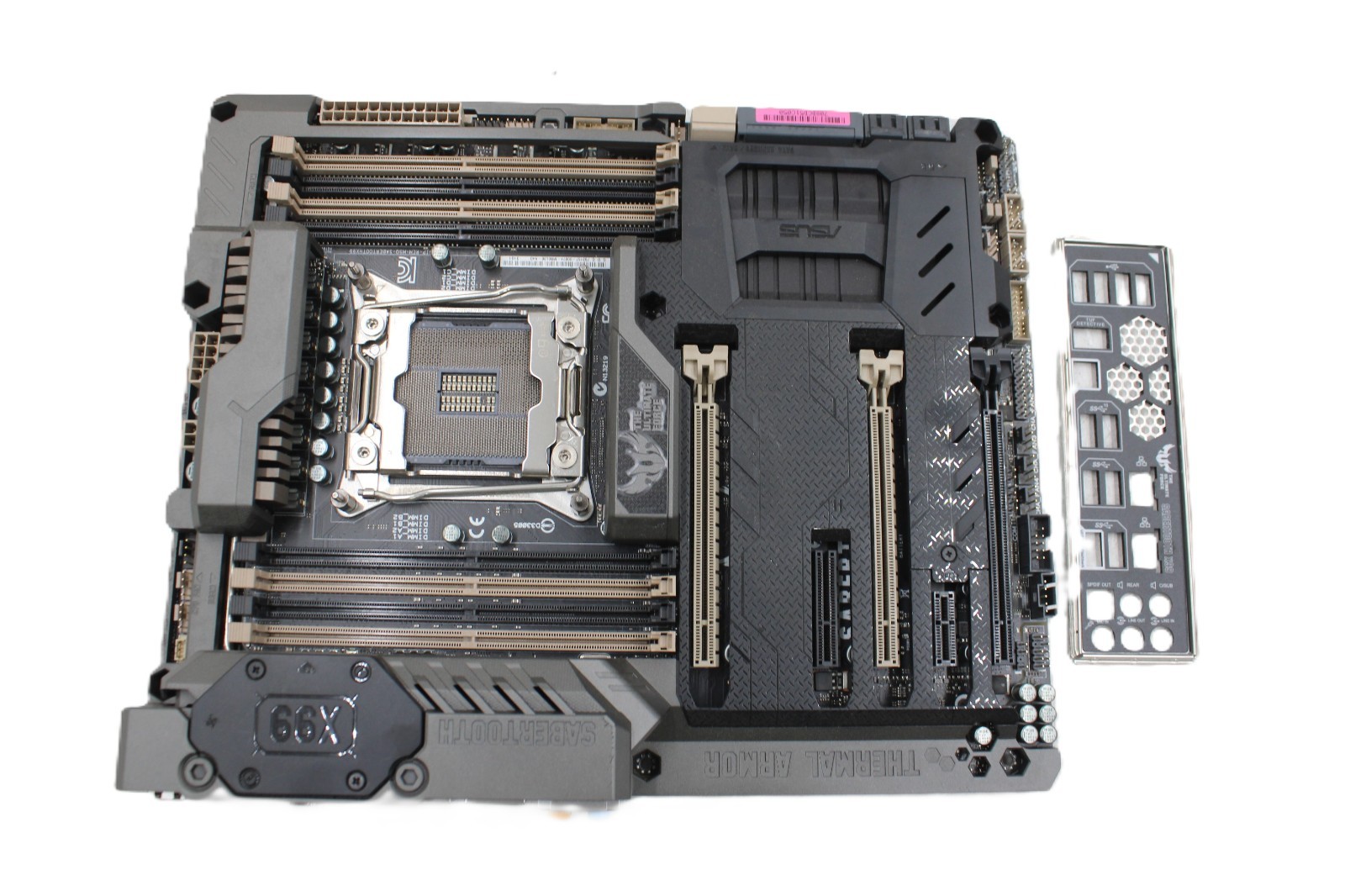 ASUS SABERTOOTH X99 Socket LGA 2011 DDR4 ATX Desktop Motherboard w/IO Shield