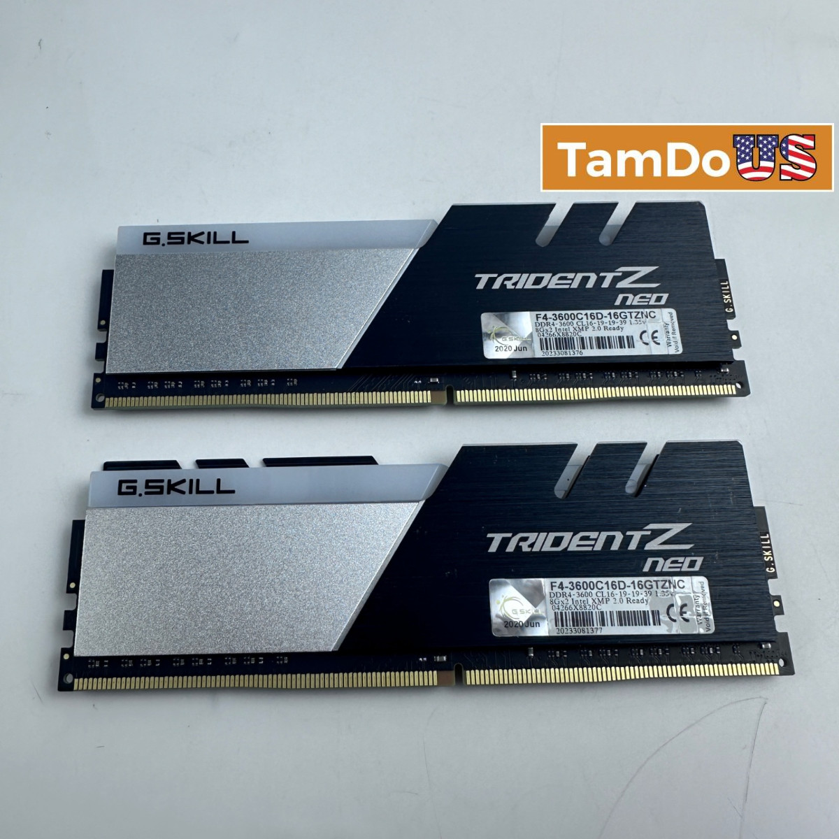 G.Skill Trident Z Neo DDR4 16GB Kit 2x8GB 3600MHz CL16 Desktop RAM F4-3600C16D