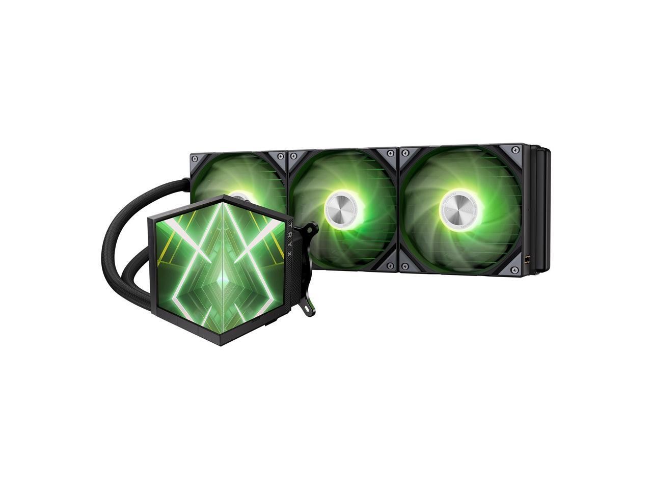 TRYX Stage 360 ARGB 360mm AIO Dual 4.0” Screen 720×720 Resolution AIO Cooler