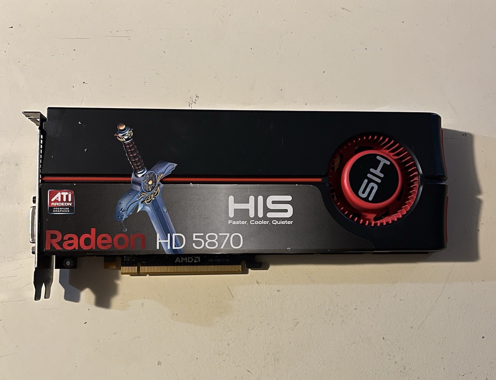 AMD ATI Radeon HD 5870 HIS 1GB GDDR5 GPU Video Graphics Card DVI HDMI