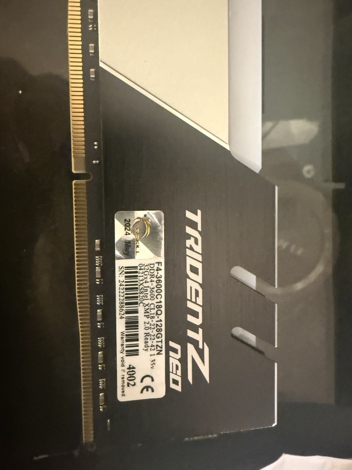 G.SKILL Trident Z Neo 128GB (4x32GB) DDR4-3600 DIMM Non-ECC RAM