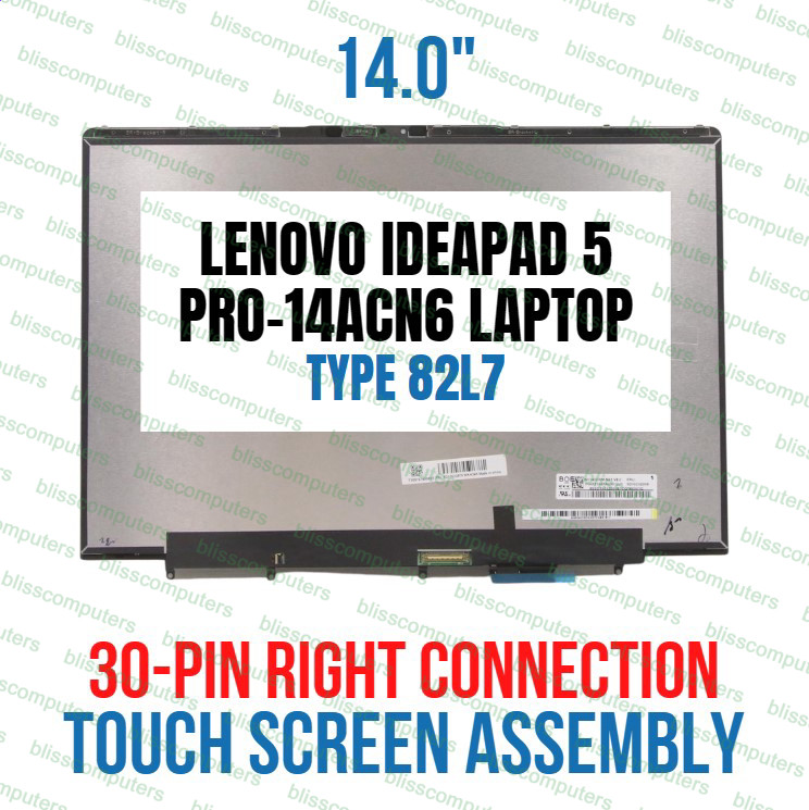 Lenovo Ideapad 5 Pro-14ACN6 Lcd Screen glass Touch 2240×1400 5D11E22875