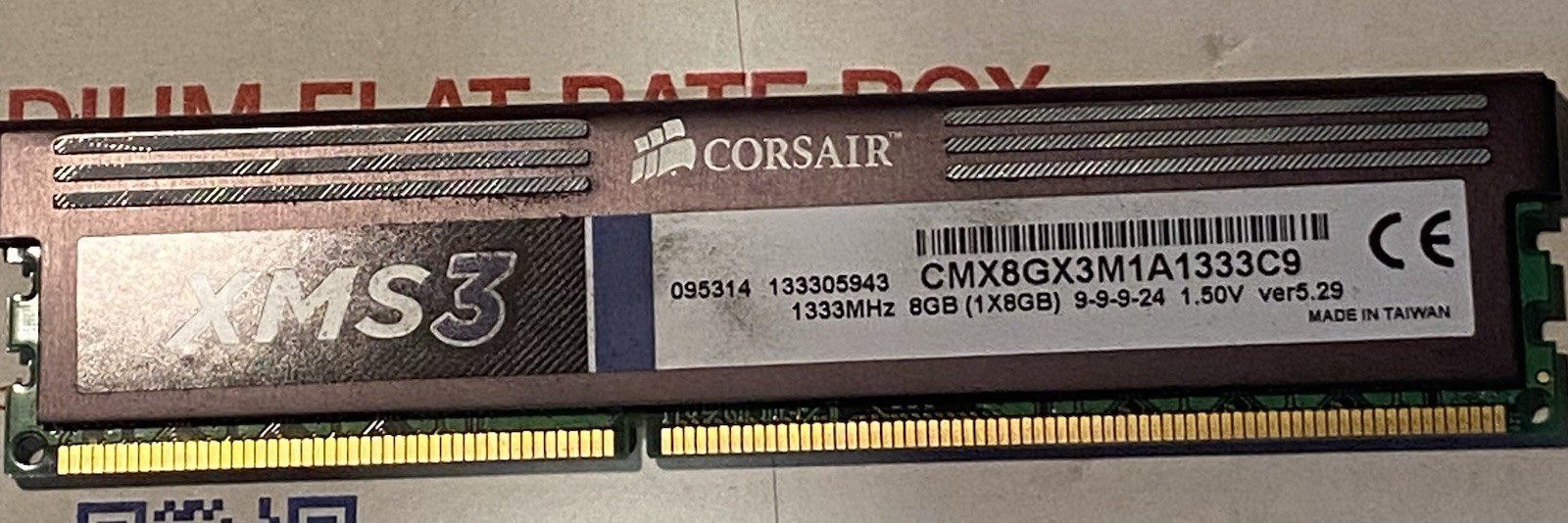CMX8GX3M1A1333C9 Corsair XMS3 8GB PC3-10600 DDR3-1333MHz