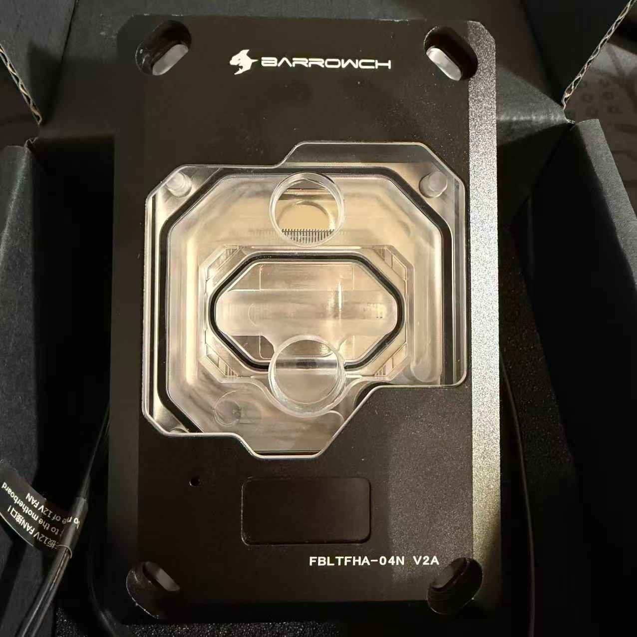 Barrowch TFT Temperature Digital Display CPU Water Block for AMD AM4 AM5 #1303