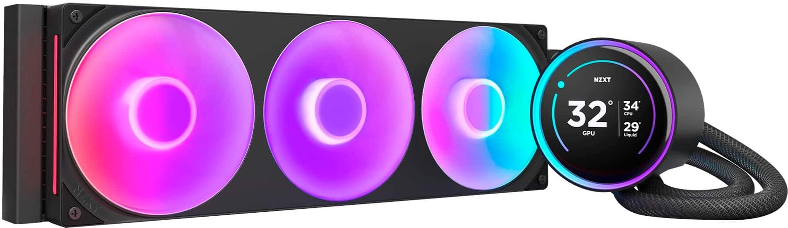 NZXT – Kraken Elite RGB 360mm 2024 Radiator (1x Single-Frame RGB Core Fan) L…