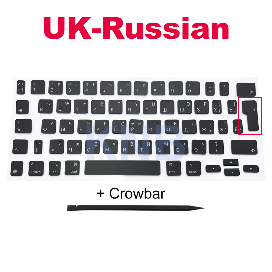 For iPad Pro 11″ Air 11-inch M2 Magic Keyboard Key Black Layout Keyboard Repair
