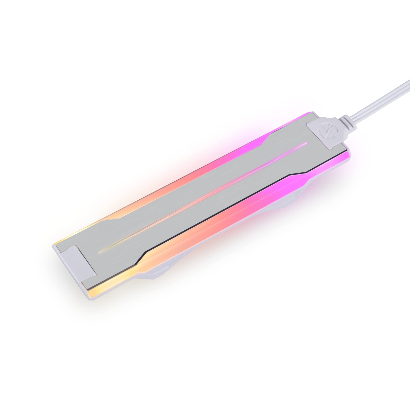 LIAN LI UNI Fan P28 Optional Side diffused RGB Strip 3 Pcs Pack,White Color…