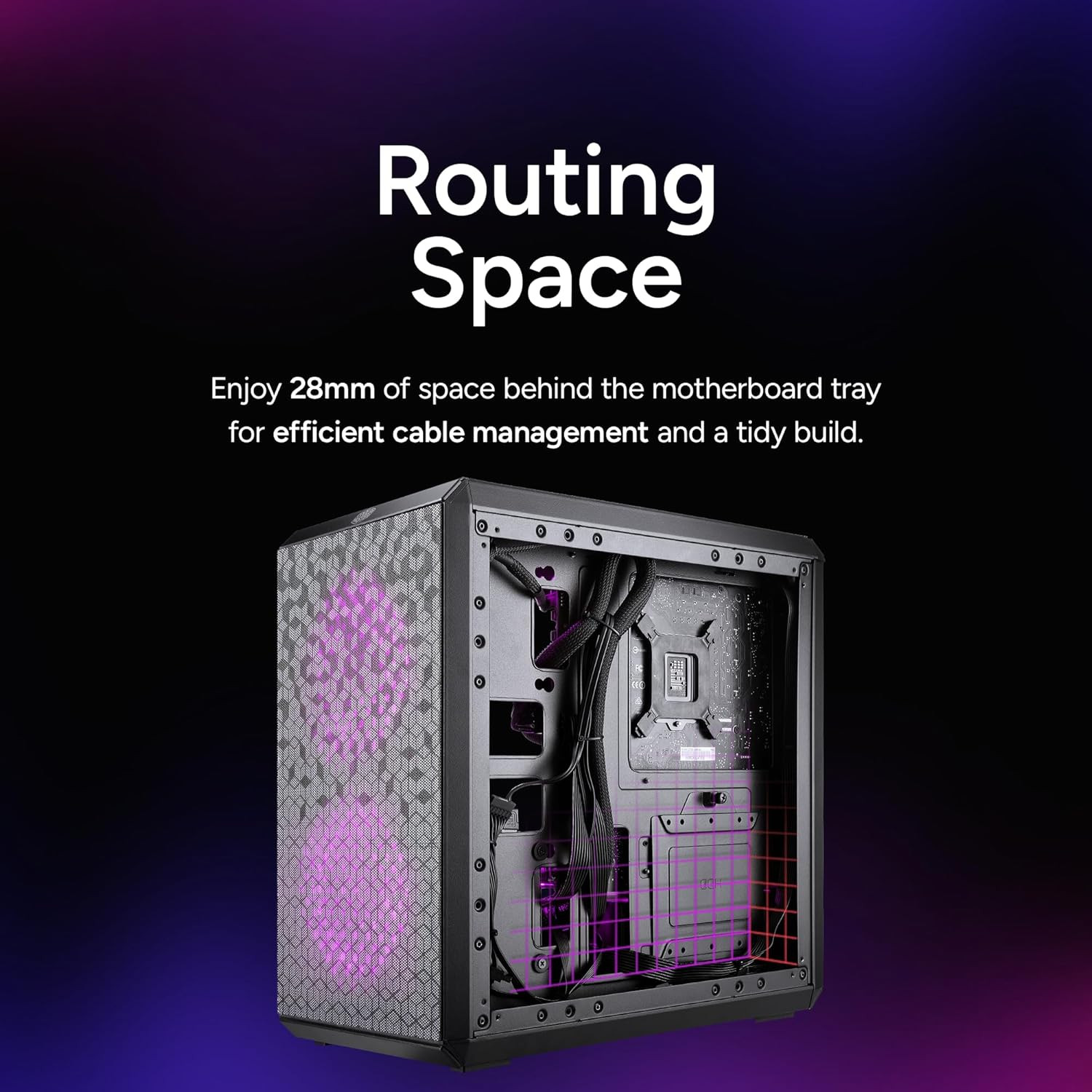 Cooler Master MasterBox Q300L Micro ATX PC Case Compact Computer Case Black
