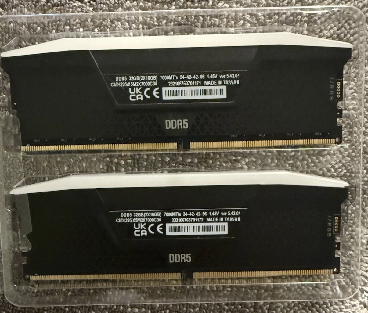 Corsair Vengeance DDR5 32GB (2x16GB) 7000MT/s DIMM Desktop RAM