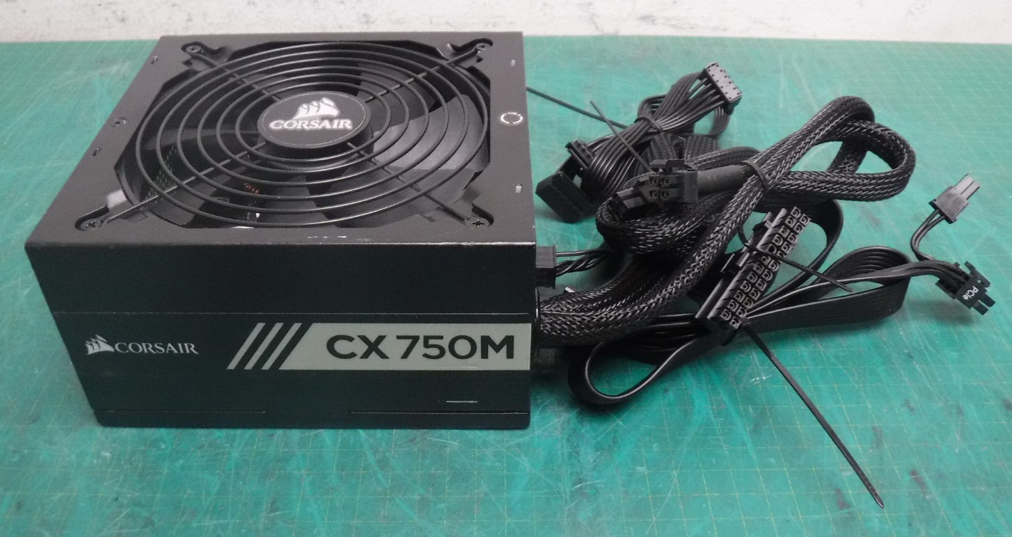 Corsair CX750M 750W 80+ Bronze Semi‑Modular ATX Power Supply PSU