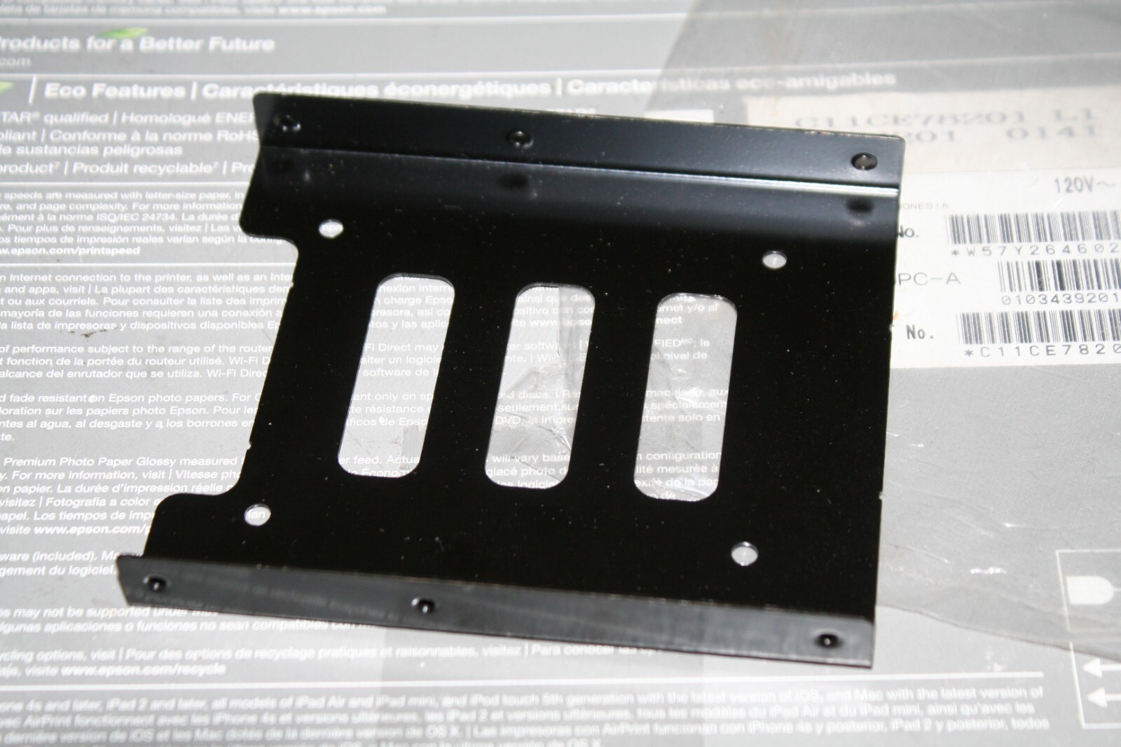 2.5″ to 3.5″ Drive Bay Adapter Mounting Bracket